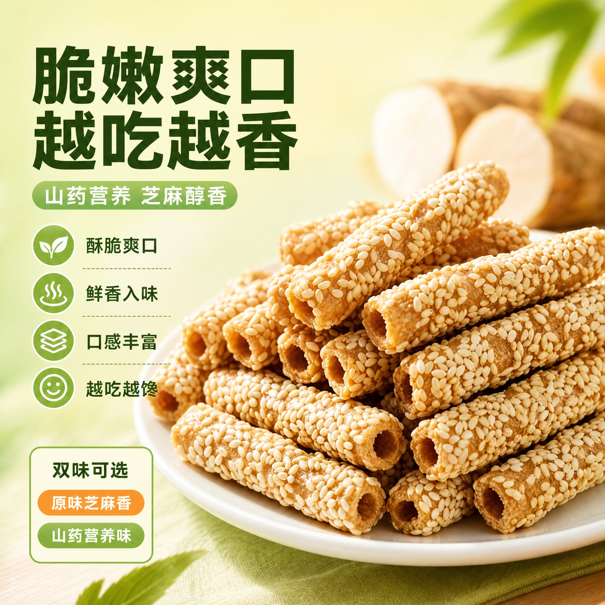 [主图-5] 口感卖点展示主题，复刻参考图image6的产品大… - 图片创意预览