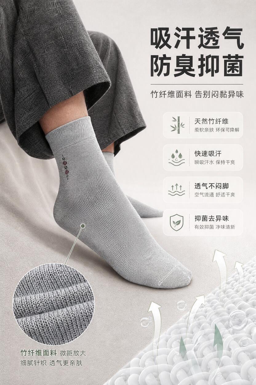 保持画面构图、人物姿势、裤子、背景和右侧文字排版、左下角面料放… - 图片创意预览