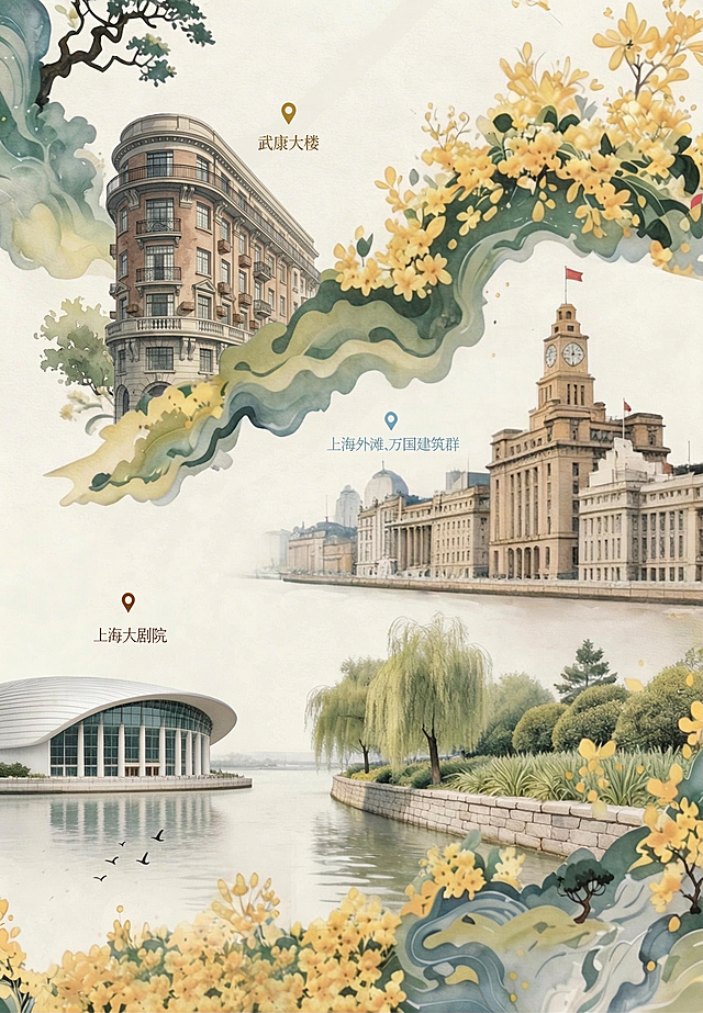 将上海博物馆改成武康大楼