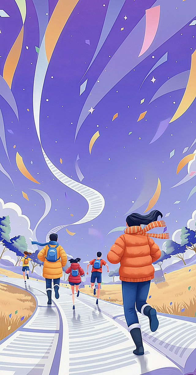 将图片中人物的衣服改为冬装