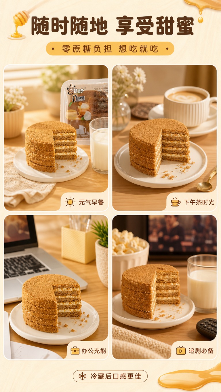 [商品] 使用【图3】【图5】熊三岁提拉米苏蛋糕图；保留蛋糕外… - 图片创意预览