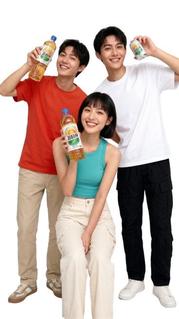 补充两侧的人物残缺部分，补充完整，高清晰大图不变预览效果