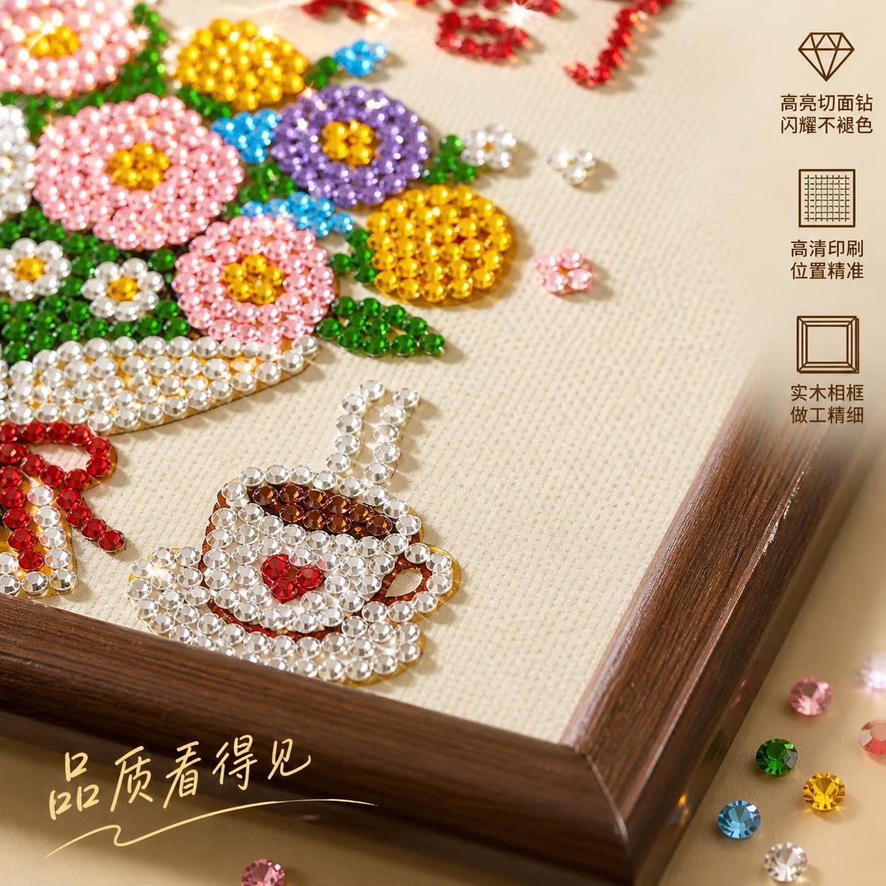 [主图-3] 教师节钻石画材质细节品质展示。 [氛围风格] 精… - 图片创意预览