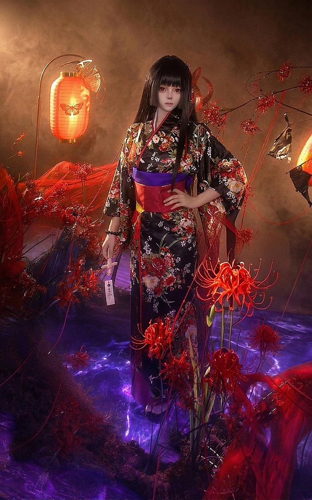 蓝色区域变成发光的深紫色水