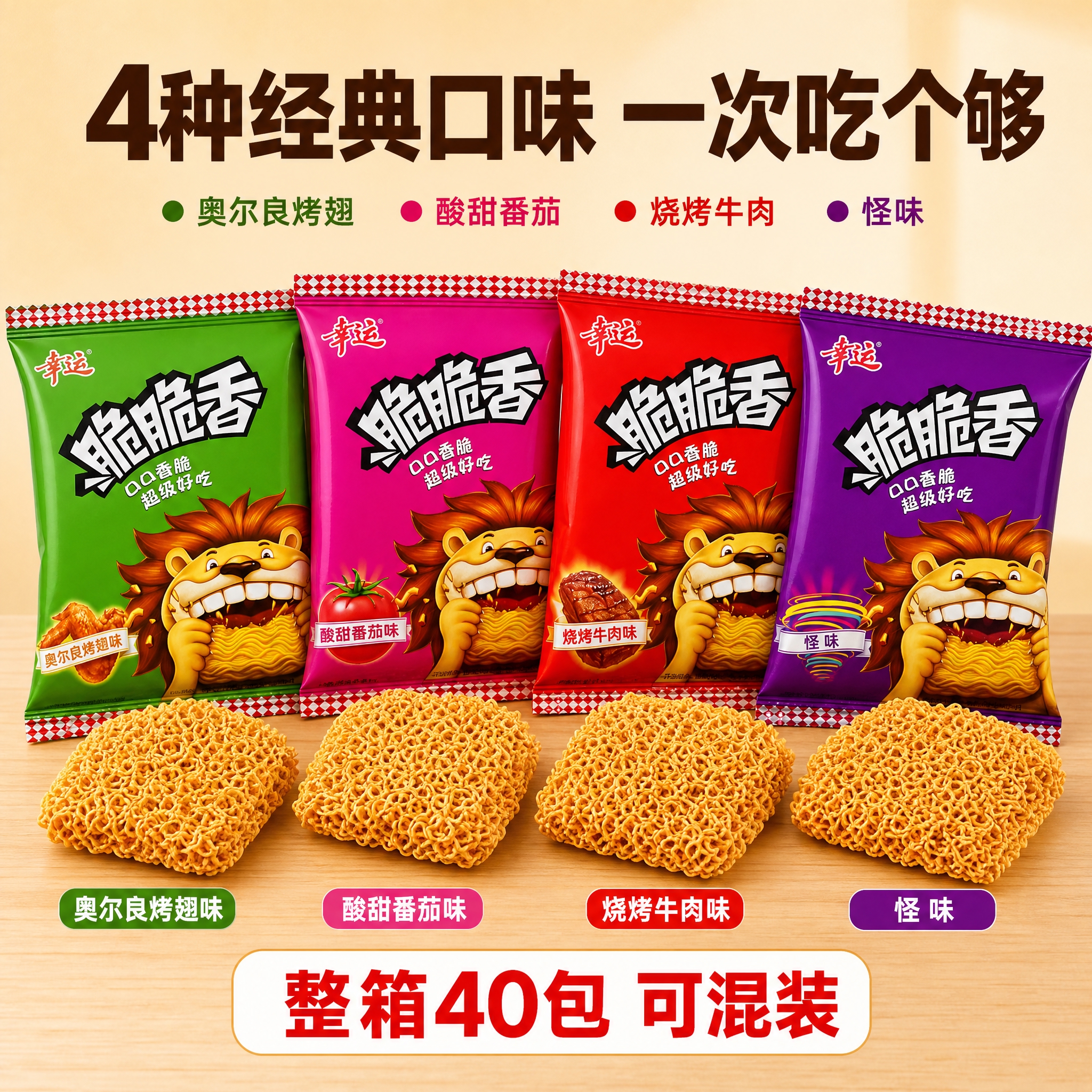 [主图-2] 多口味展示 四种口味全家福 选择丰富主题 [统一… - 图片创意预览
