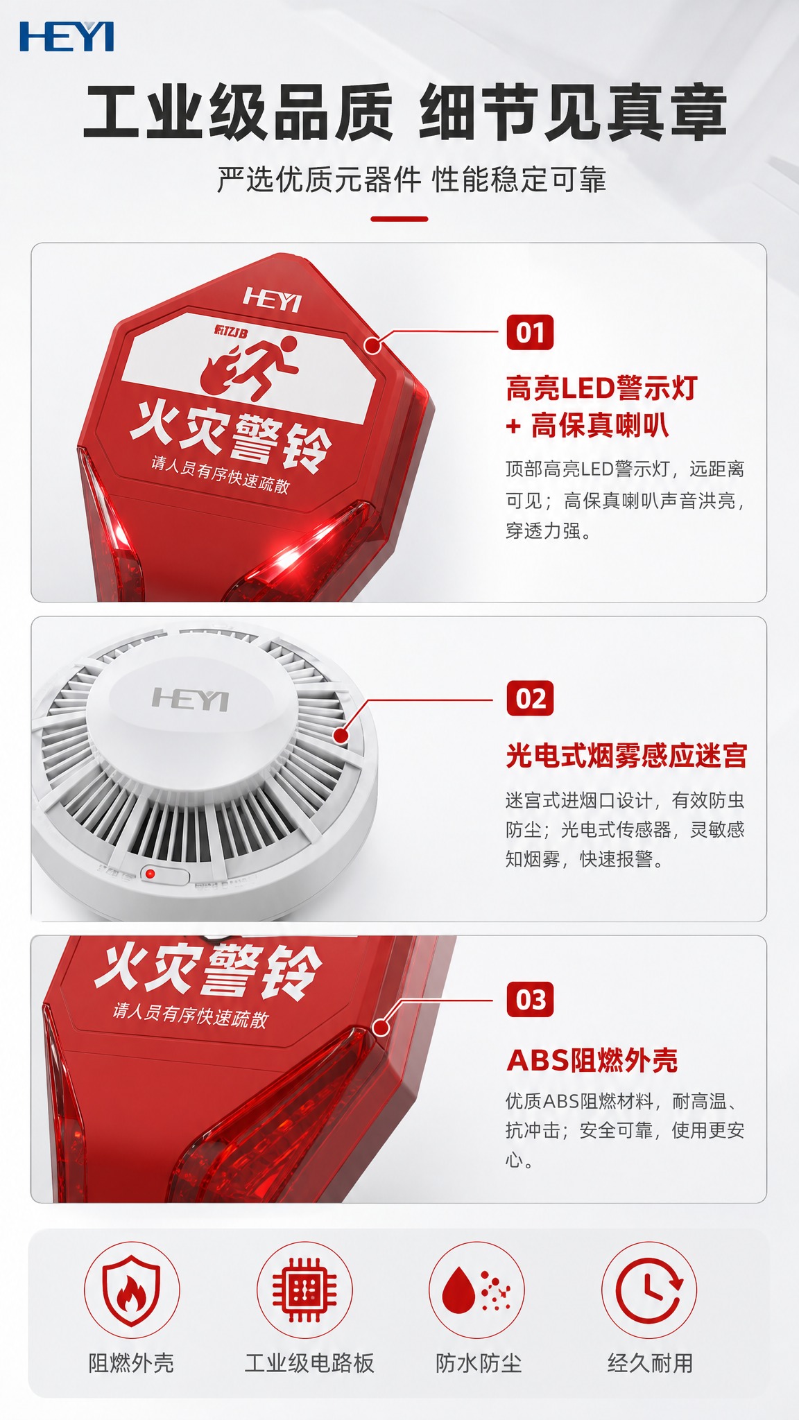 [商品] 使用【图2】智慧消防火灾警铃套装；保留所有产品外观、… - 图片创意预览