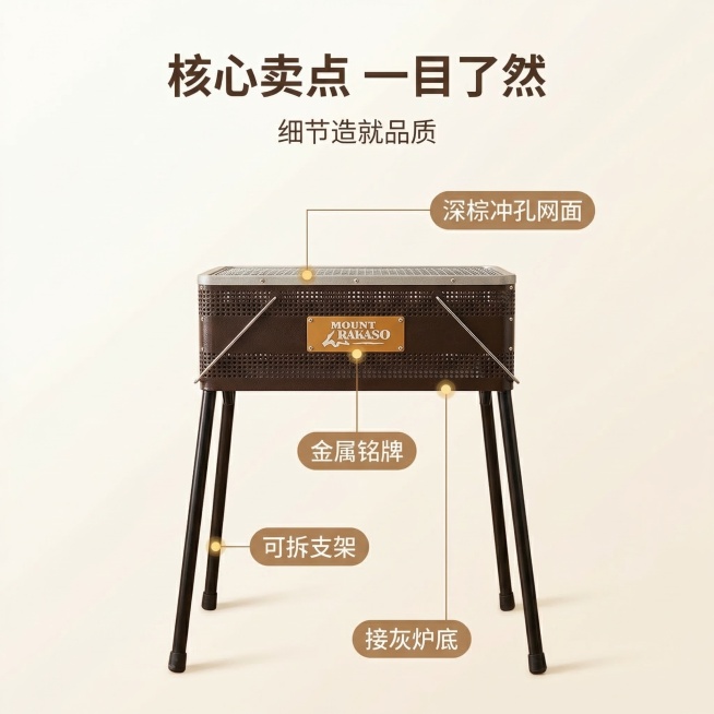 [垫图] https://gdesign-dam-hz.dancf.com/35854907892684938/4bf339f324b54d2a8f749109d2465bf4.jpg
主图主题：烧烤预览效果