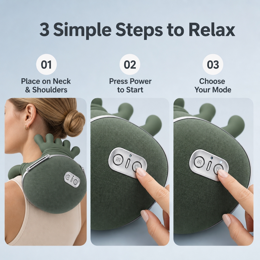 [主图-8] 操作使用步骤图，主题为Easy to Use，三… - 图片创意预览