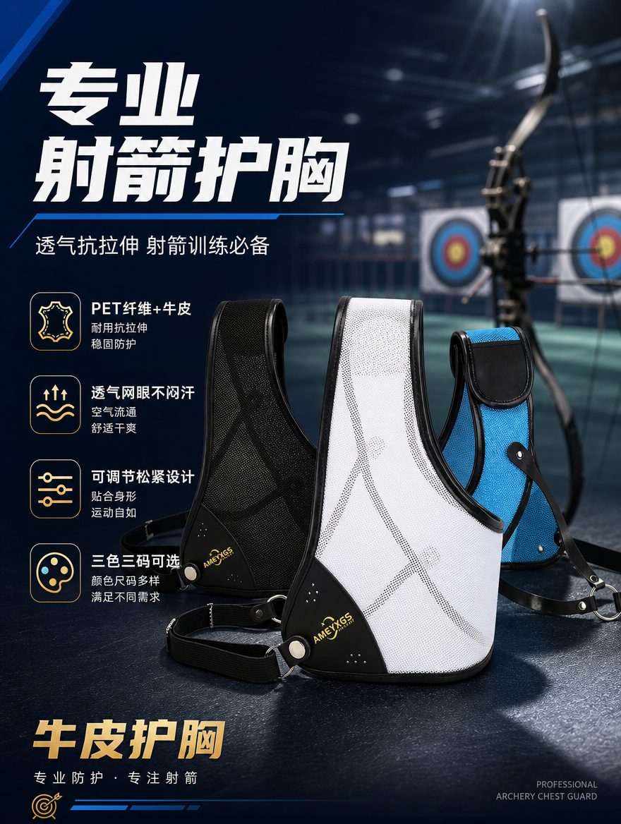 [商品] 使用【图1】白色款牛皮护胸、【图2】蓝色款牛皮护胸、… - 图片创意预览