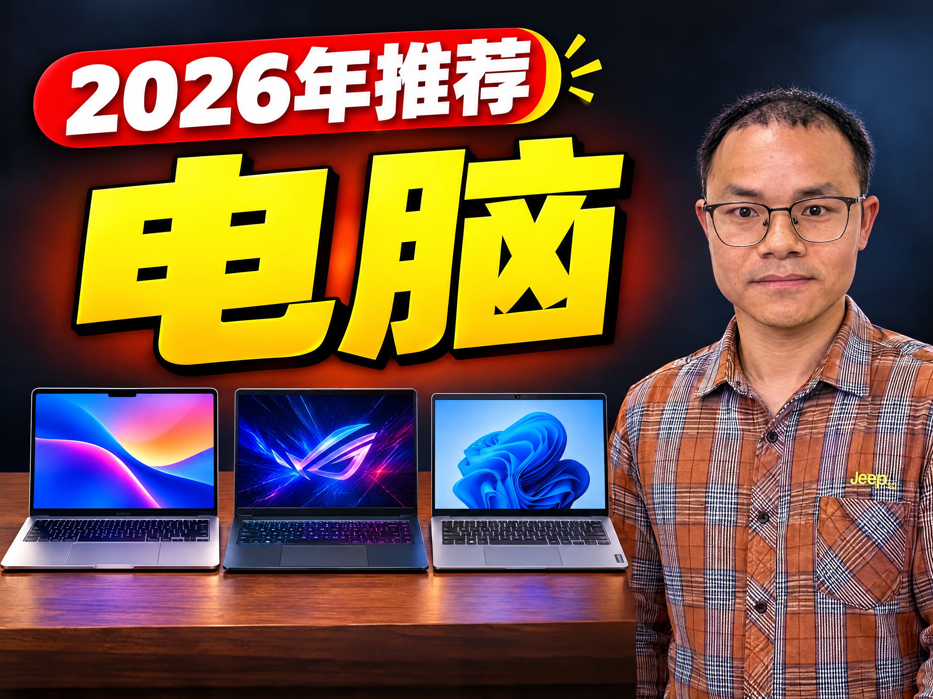 参考第二张图的封面版式风格，制作一张4:3横版电脑主题封面标题… - 图片创意预览