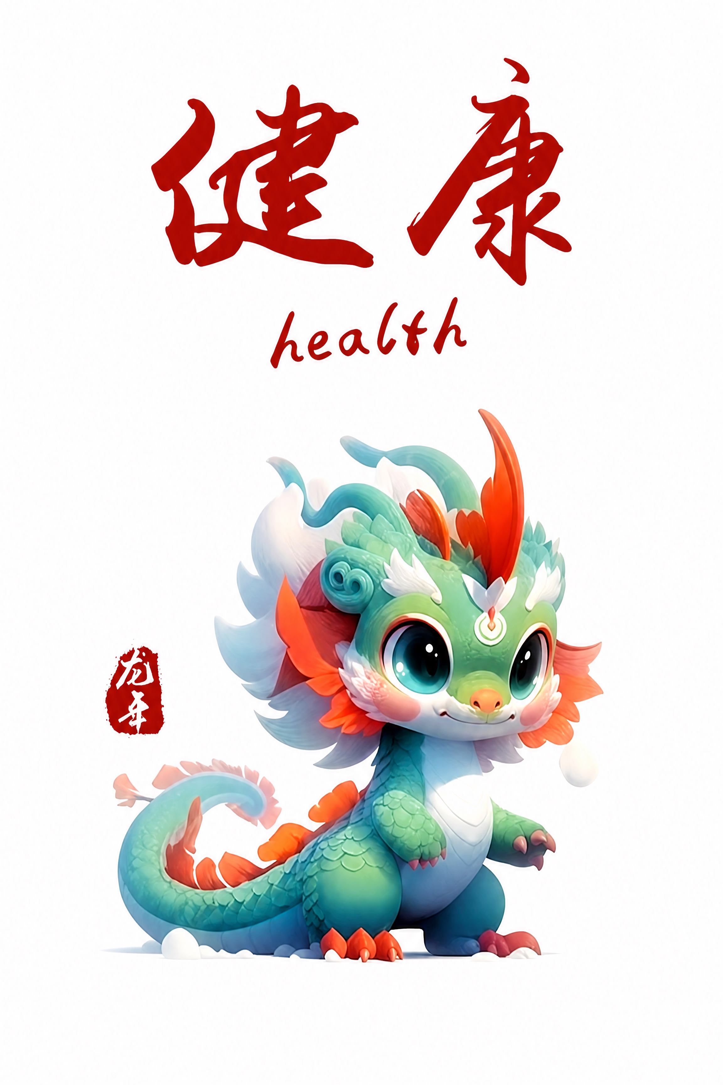 提取图中的门帘图案，完整还原门帘设计：纯白色底，上方是红色书法… - 图片创意预览