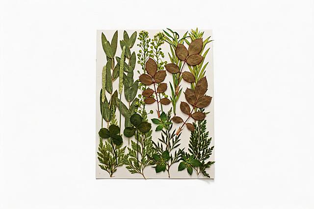 将图中的植物标本保留，背景替换为纯白色