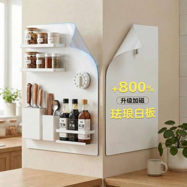 去除画面右侧的手，保留白板的掀角部分，其余所有元素、场景、内容保持和原图完全一致预览效果