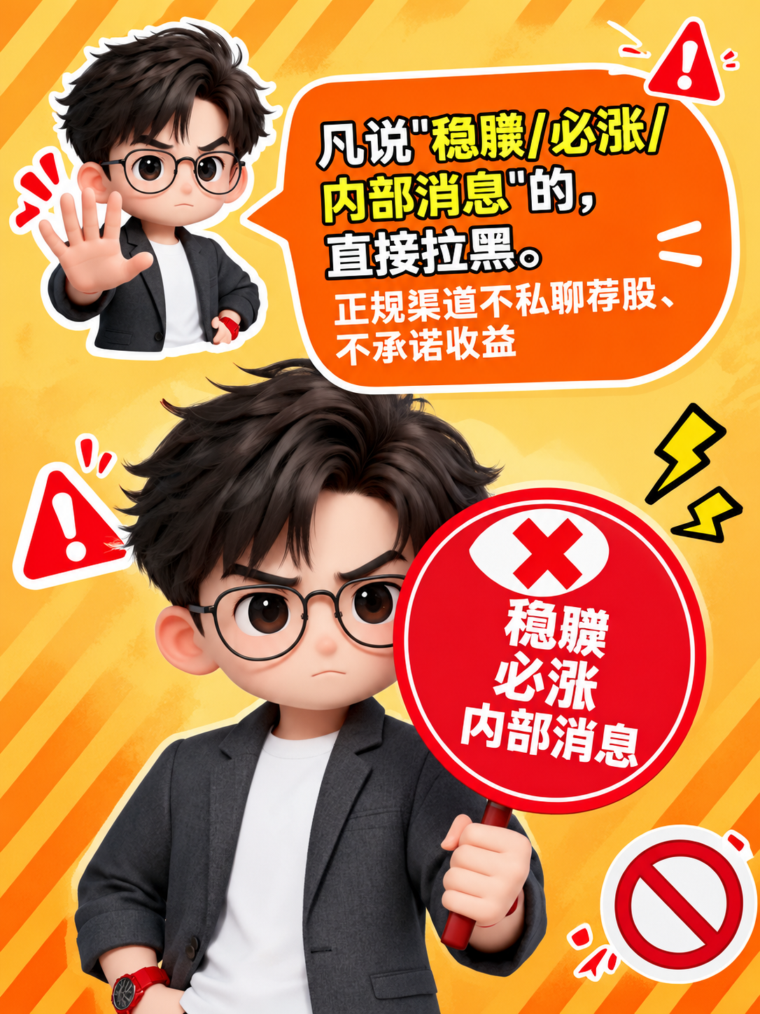 小红书笔记内页插图，P6 避坑提醒，高饱和警示风，版式精美，小… - 图片创意预览