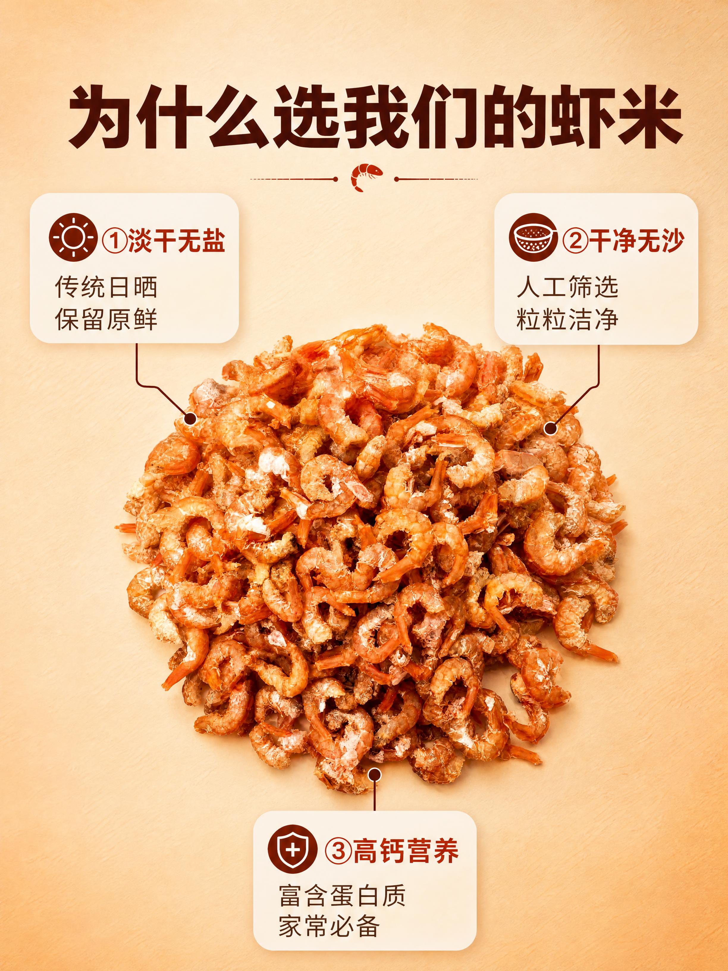 [商品] 使用【图1】虾米（海米）产品图；保留虾米橙红色泽、干… - 图片创意预览