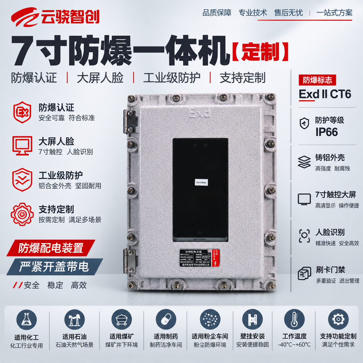 [主图-1] 7寸防爆一体机首图，核心任务是突出产品全貌与专业… - 图片创意预览