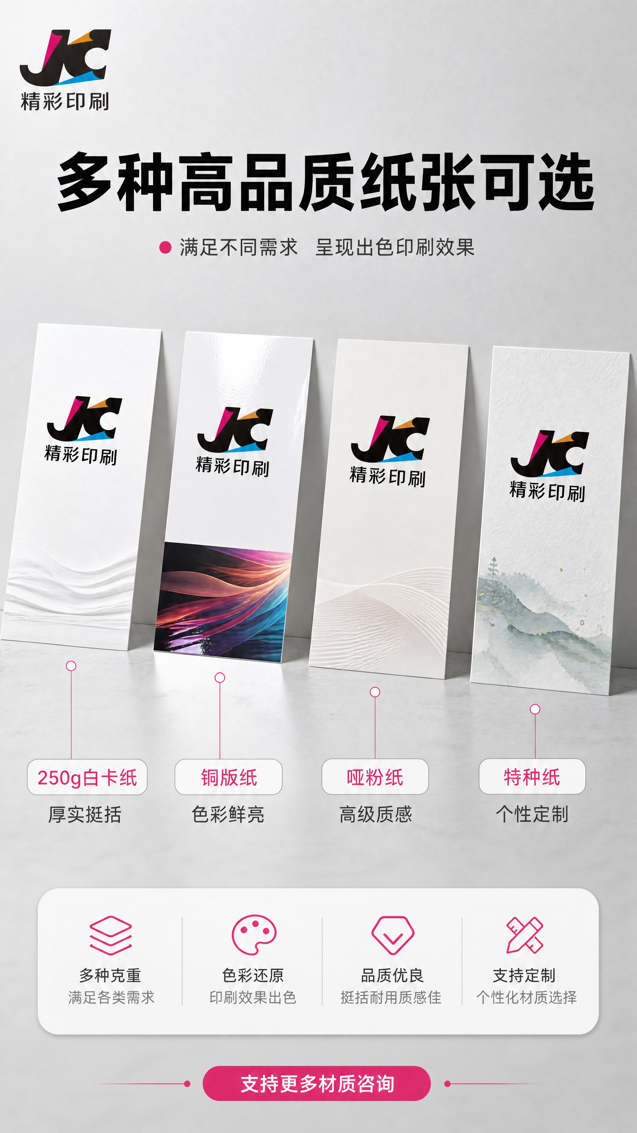 [商品] 使用【图1】精彩印刷Logo；保留黑色"精彩印刷"中… - 图片创意预览