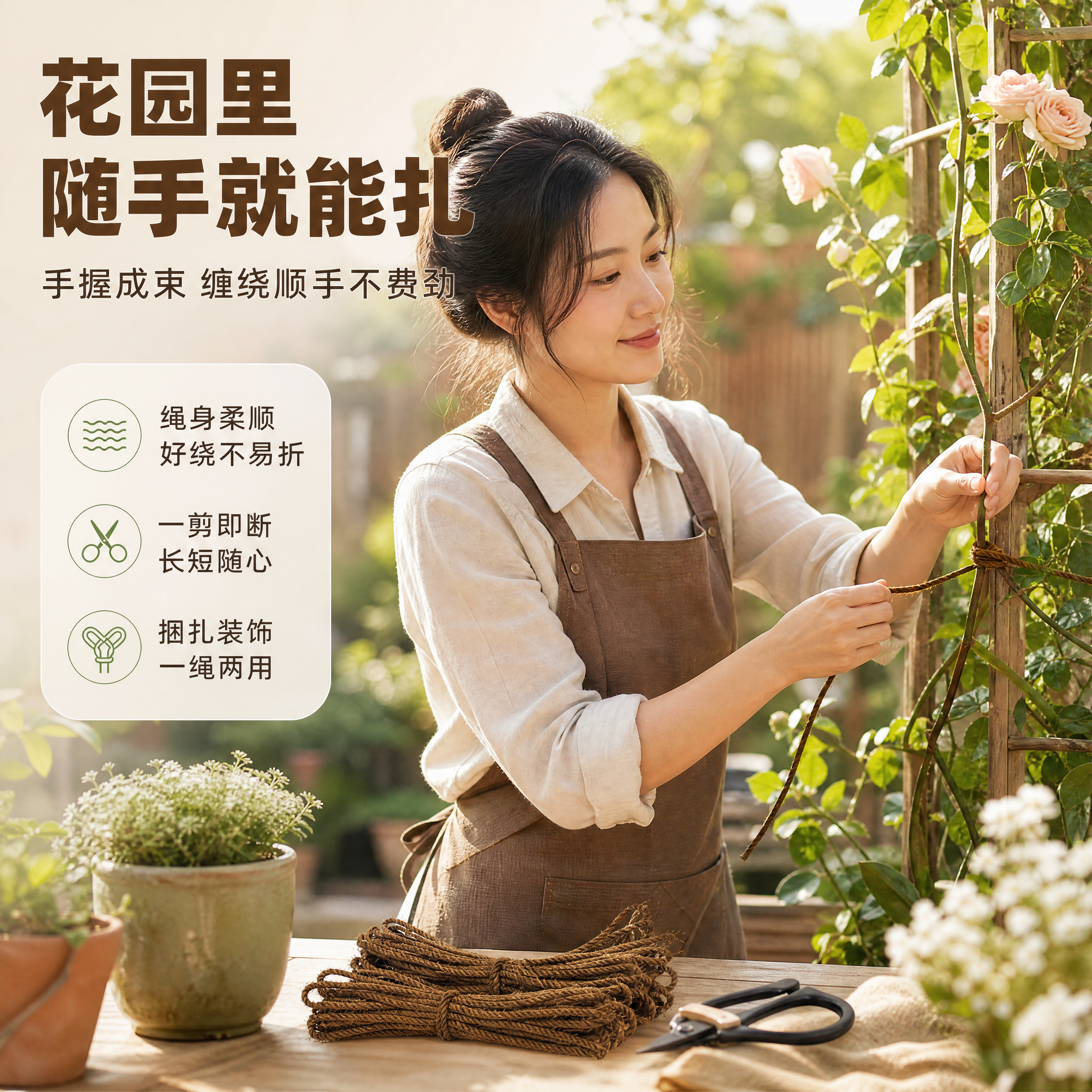 [商品] 使用【图2】手持整理绳束与【图4】手持竖直绳束作为商… - 图片创意预览