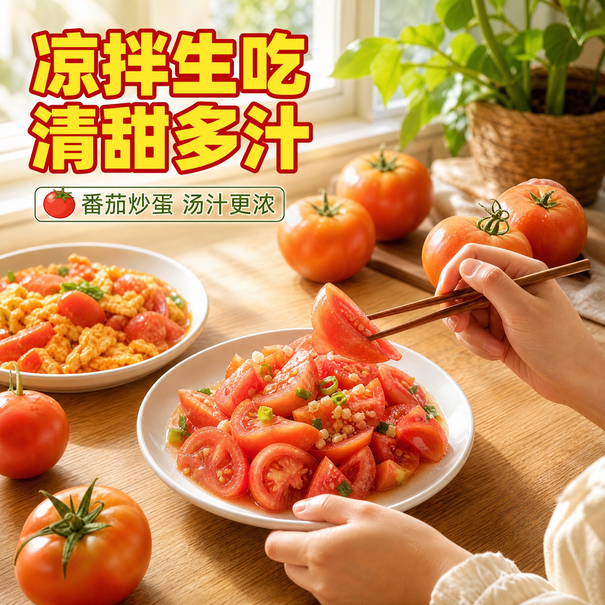 [主图-4] 商品名称：云南高原新鲜西红柿。主题与唯一任务：真… - 图片创意预览