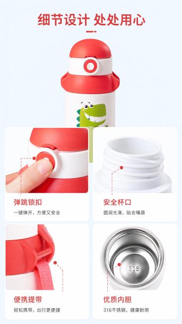 [第3屏] 结构解析-四宫格展示核心部件细节。本屏使用【图1】细节展示各部件设计。
[氛围/风格] 专业清晰细节展示，明亮干净，商业质感
[元素布局] 2×2四宫格布局，每个宫格展示一个核心部件：左上预览效果