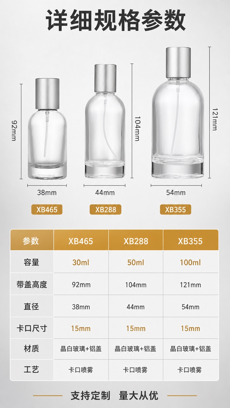 [商品] 使用【图8】【图9】【图10】三款带尺寸标注的香水瓶… - 图片创意预览