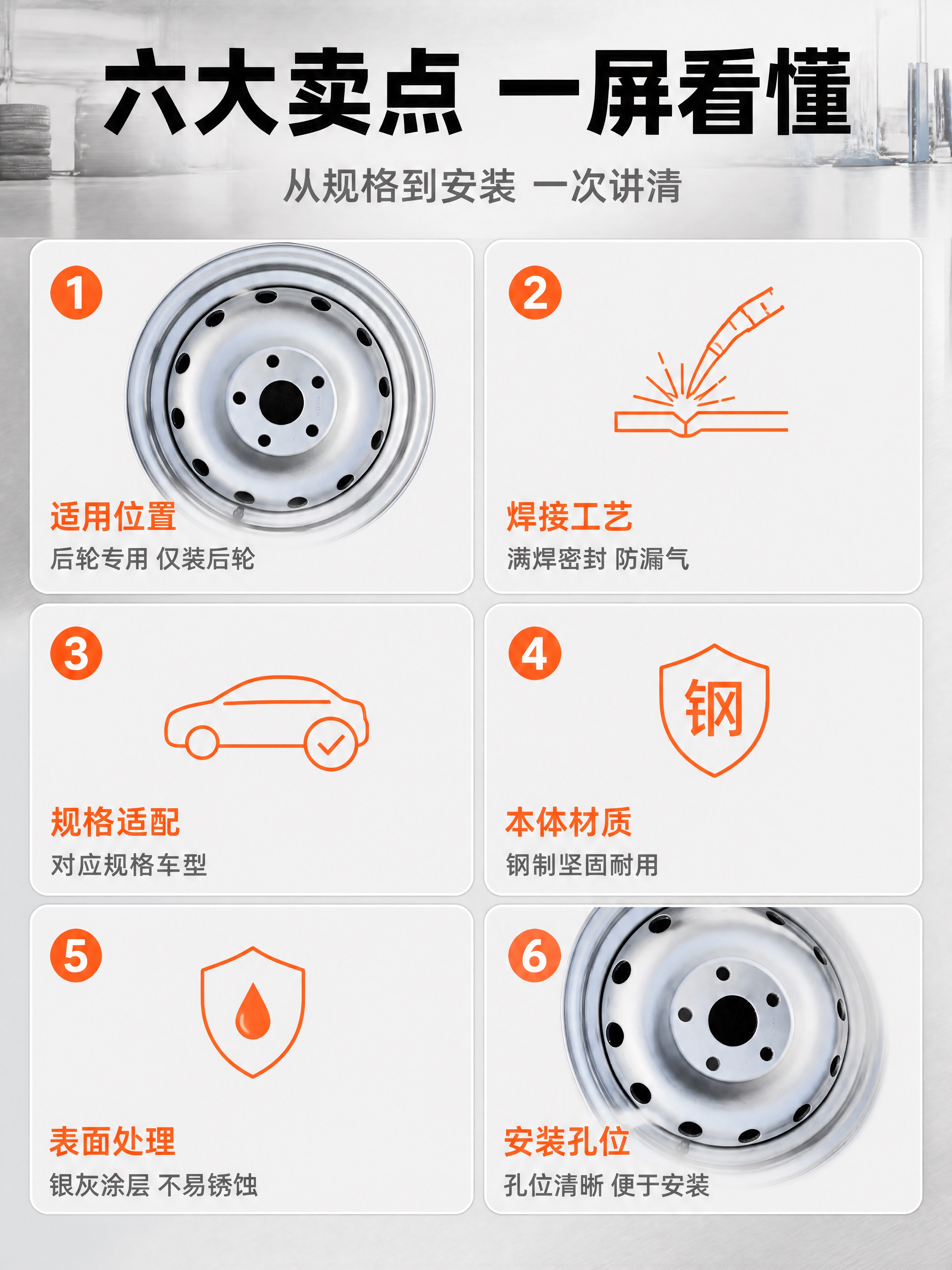 [商品] 使用【图19】【图20】汽车钢制轮毂 5.5JX14… - 图片创意预览