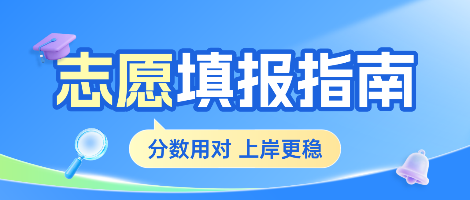 高考志愿填报指南公众号首图封面预览效果