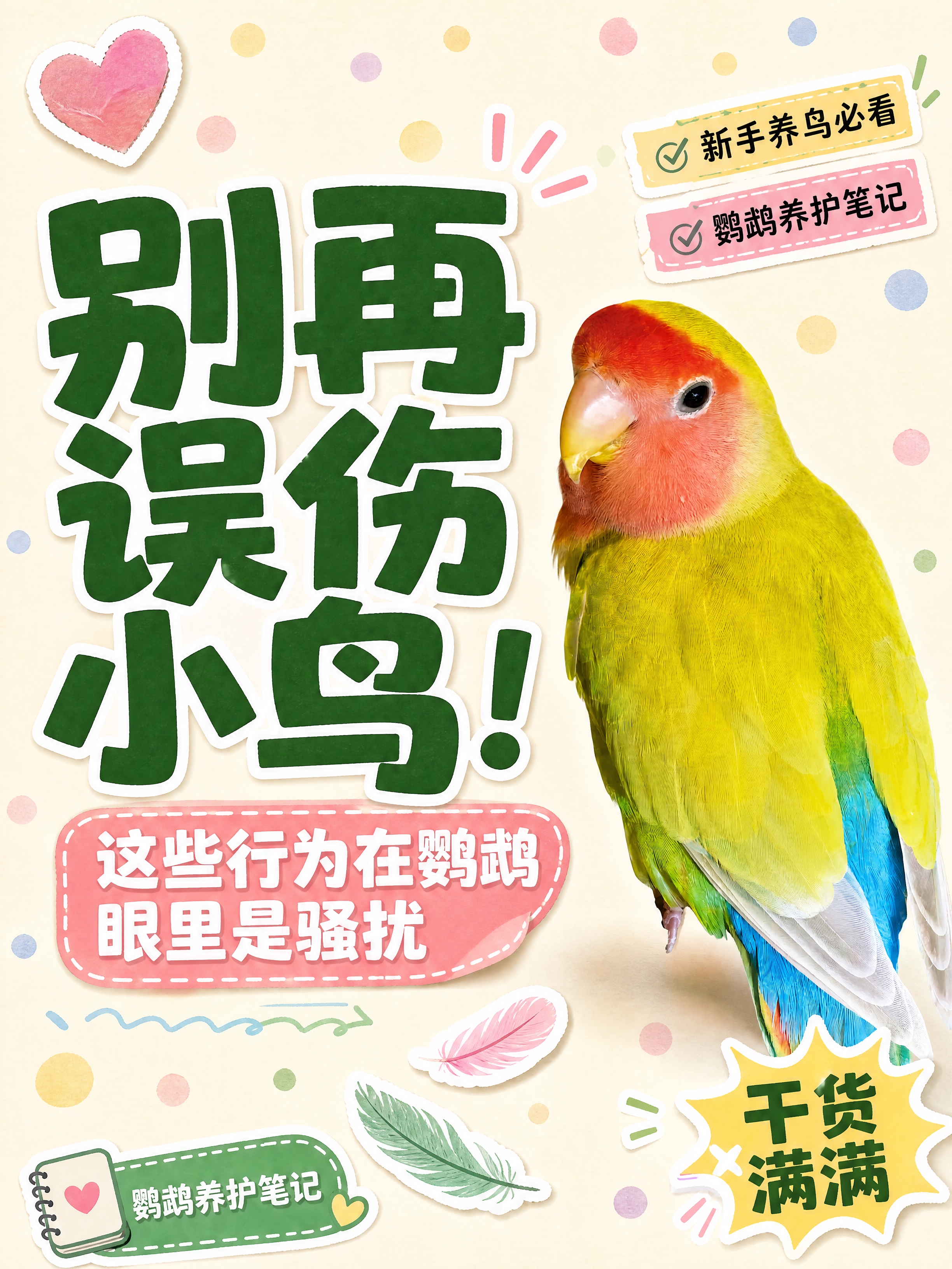 小红书笔记科普图文封面，配图大字+手账拼贴风格，版式精美，小红… - 图片创意预览