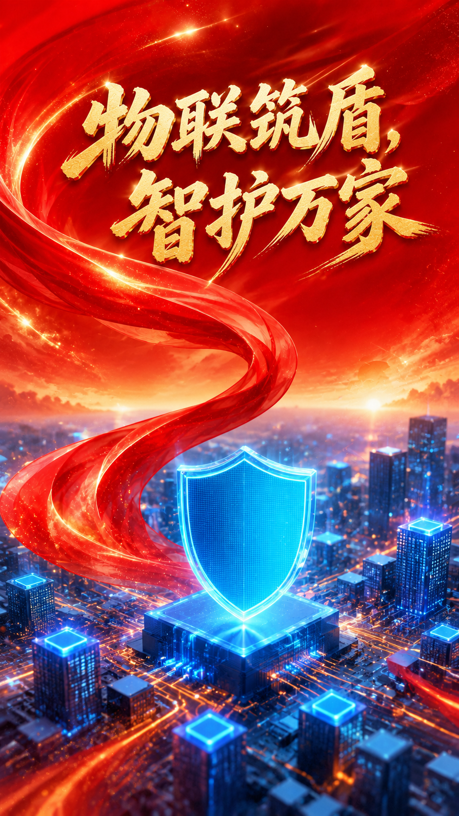 参考第一张图的版式构图与红金大气风格，去掉原图中所有文字，将画… - 图片创意预览