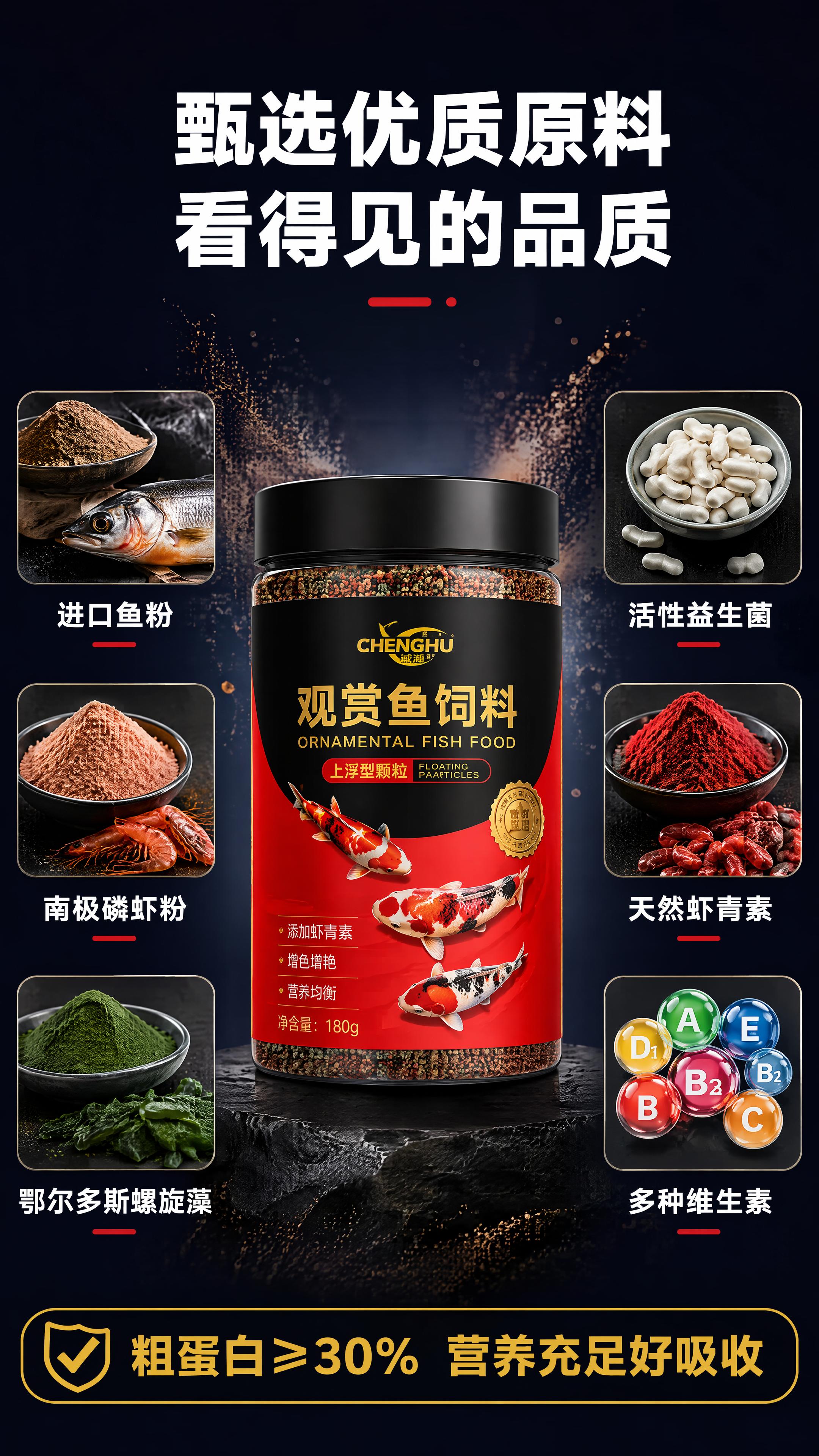 [第5屏] 详情页原料成分-优质进口原料解析。本屏使用【图1】… - 图片创意预览