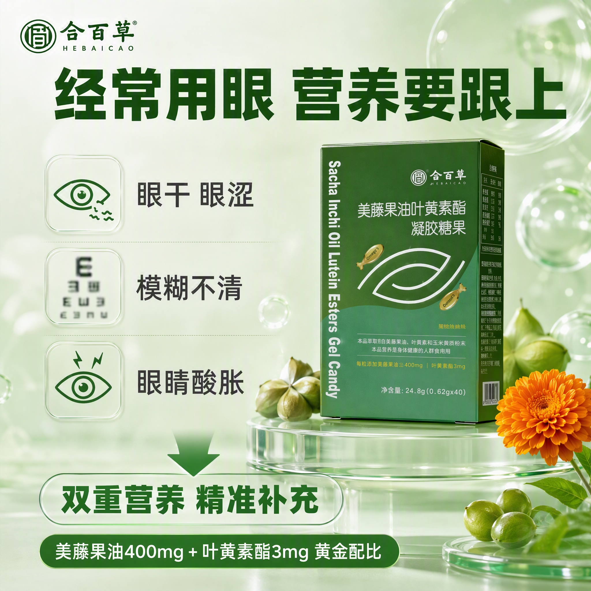 [主图-3] 痛点共鸣版，主题为针对眼干酸涩模糊等用眼困扰，提… - 图片创意预览
