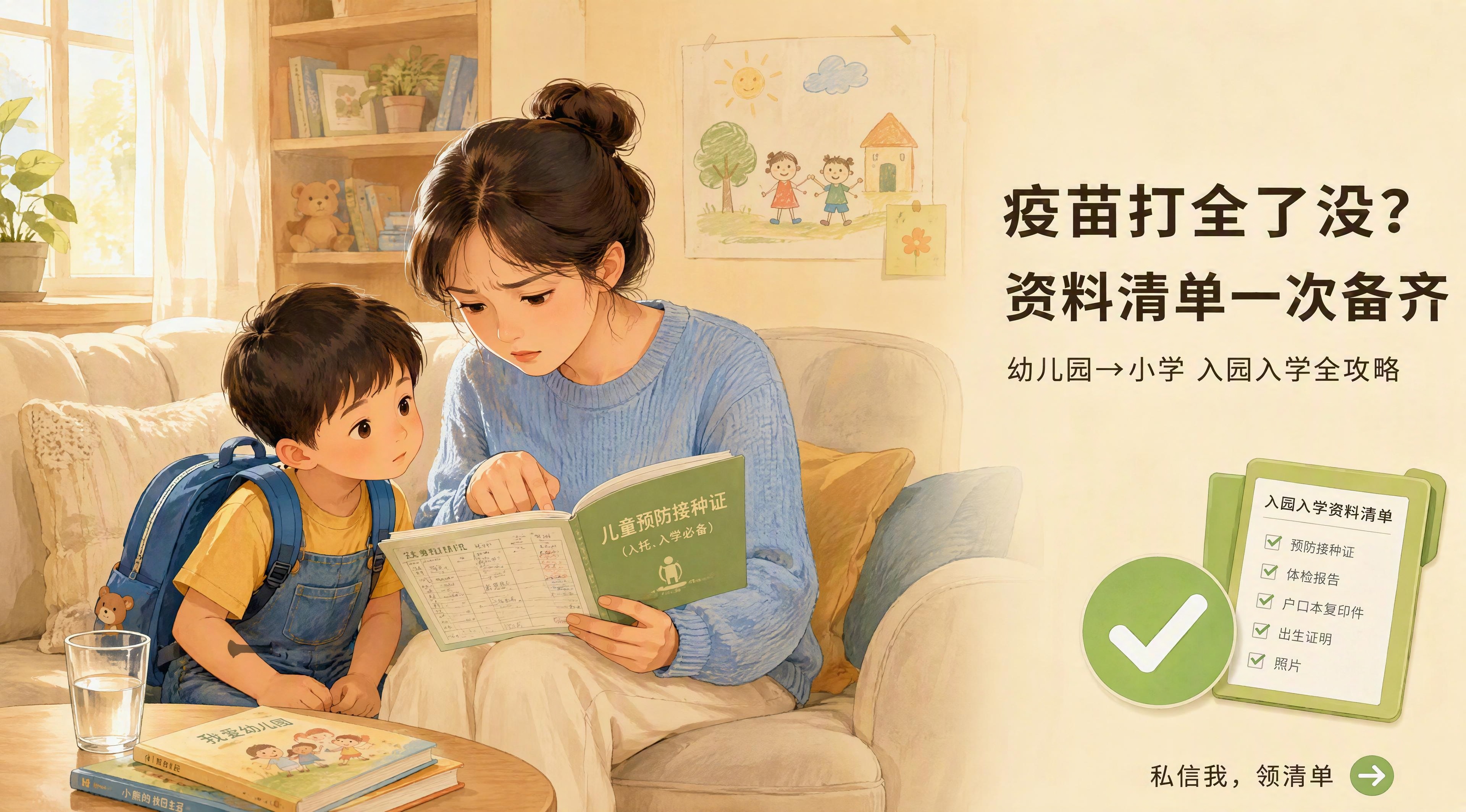 公众号首图，900×500px尺寸。画面主体：一位年轻的中国妈… - 图片创意预览