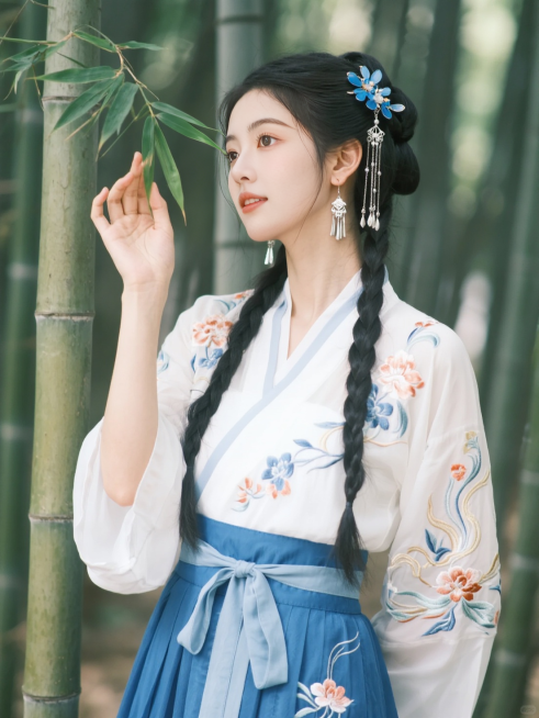 唐朝敦煌飞天仙女裙，新中式预览效果