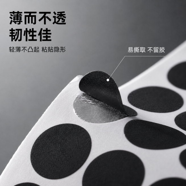 使用电商主图技能生成5张比例1:1的电商主图，适配平台为淘宝/天猫，商品为「图片1」「图片1」「图片1」，商品卖点为一贴遮光，撕取方便，薄而不透，其他要求为遮光不透光，电源指示灯遮光贴预览效果