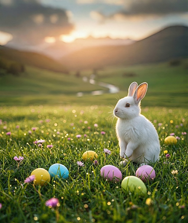 在图中添加一只兔子