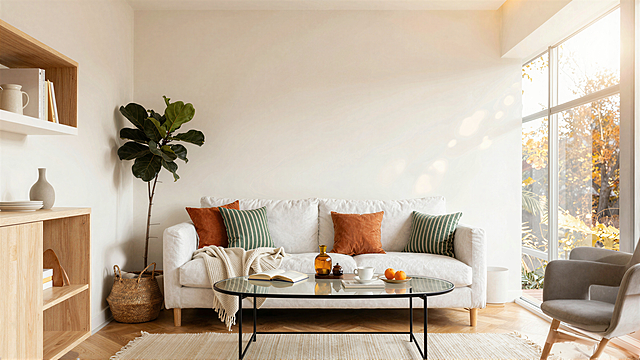 窗外季节变更为春季景色，展现生机勃勃的春日氛围。