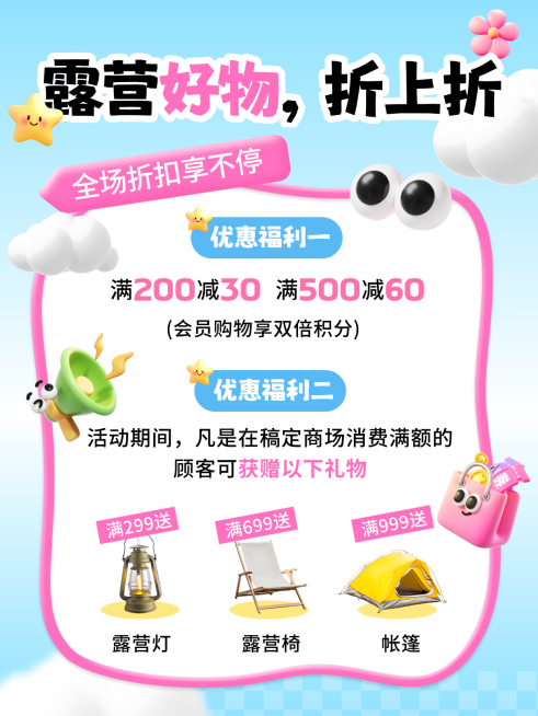旅游出行用品春季营销小红书内页预览效果