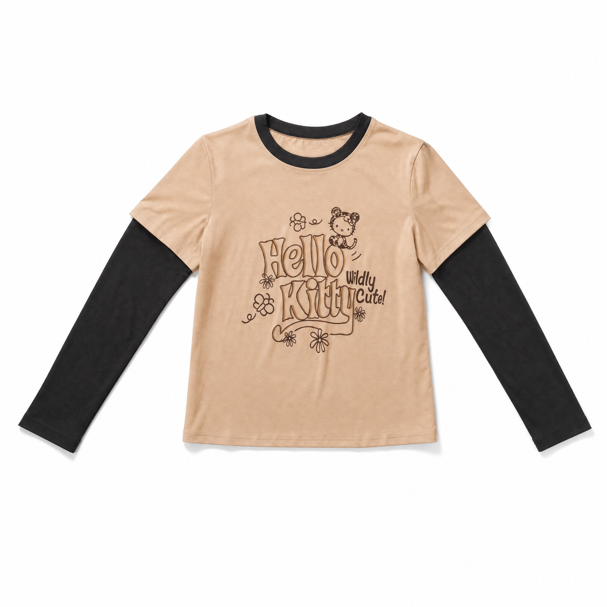 参考原图的服装款式、颜色、面料、花纹，服装平铺摊开展示，俯视平… - 图片创意预览