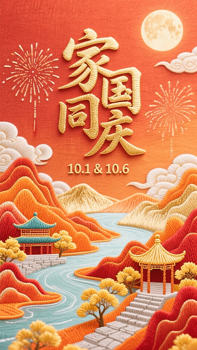 家国同庆，中秋&国庆