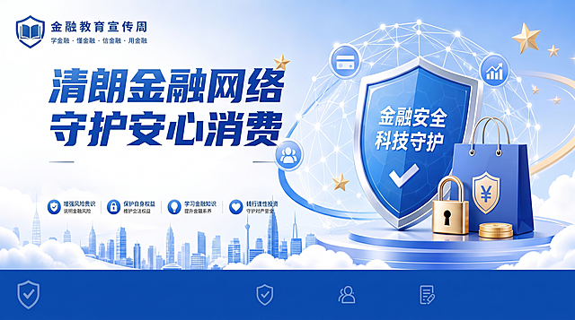 保障金融权益 助力美好生活改为清朗金融网络 守护安心消费，其余均不变，图片比例也不要变