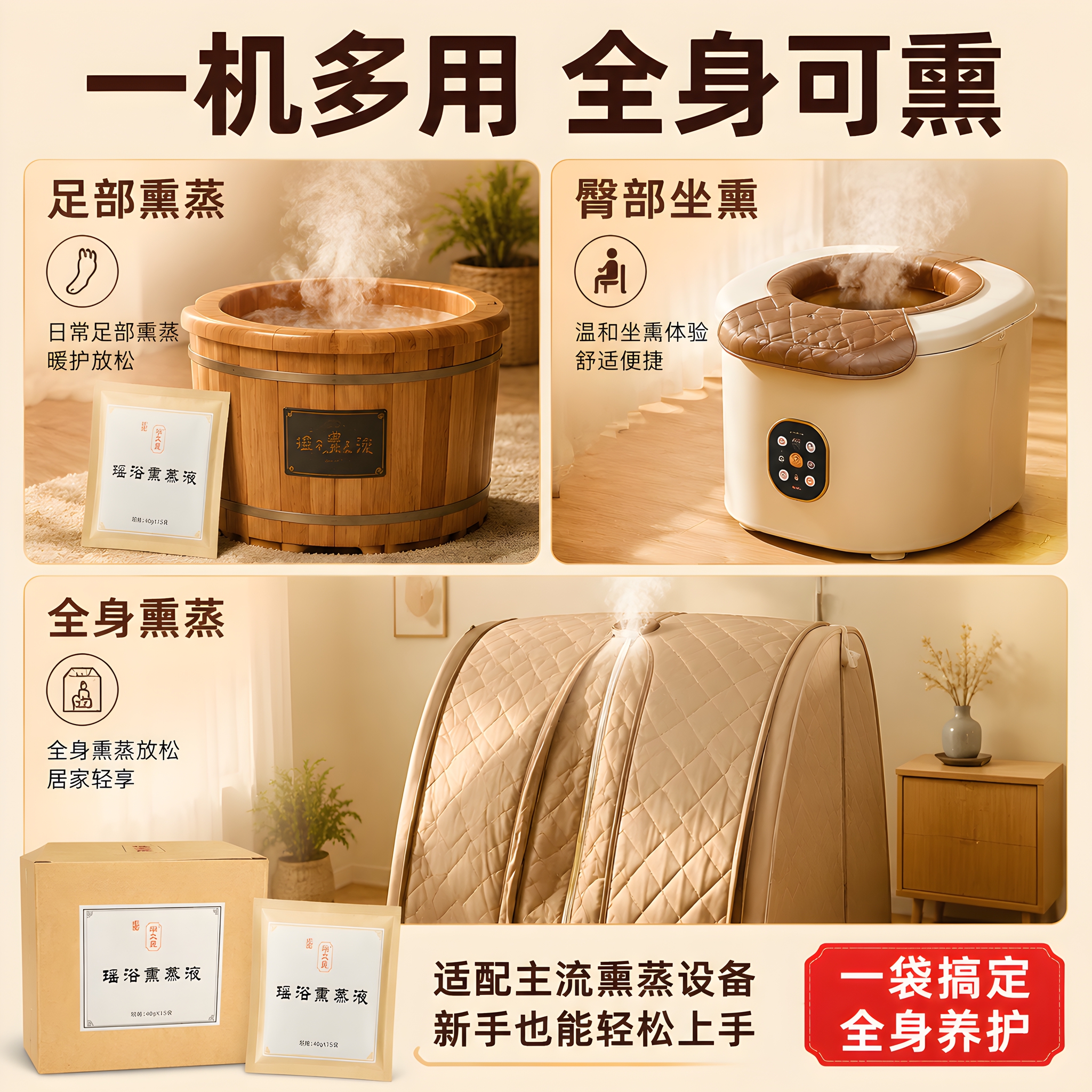 [主图-4] 全设备兼容 多部位熏护通用 适用场景展示 [统一… - 图片创意预览