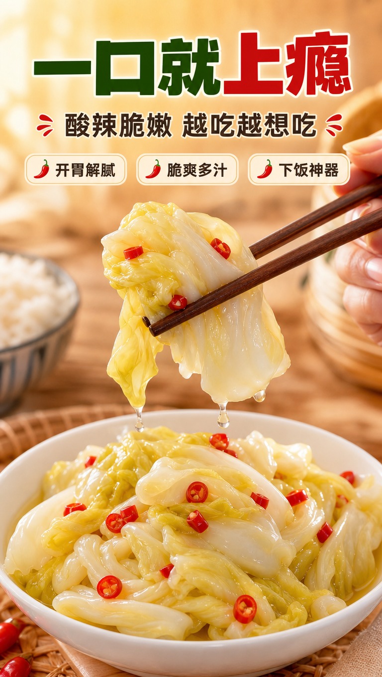 [商品] 使用【图2】泡莲花白成品；保留莲花白菜叶的形态、奶白… - 图片创意预览
