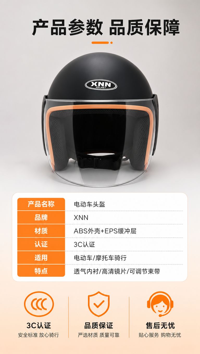 [商品] 使用【图1】哑光黑头盔正面视角；保留哑光黑外壳、XN… - 图片创意预览