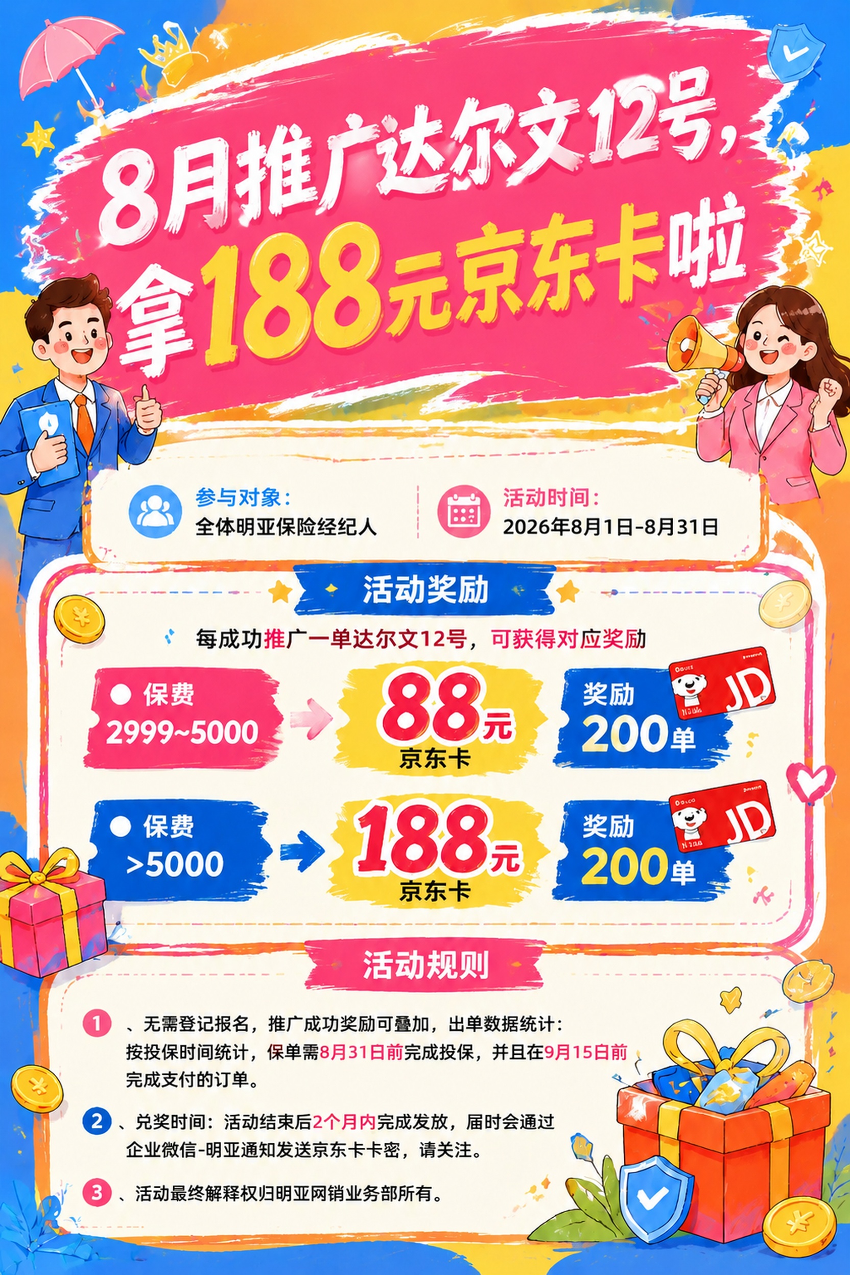 修改这张海报：删除顶部大标题"2026年8月明亚达尔文12号推… - 图片创意预览