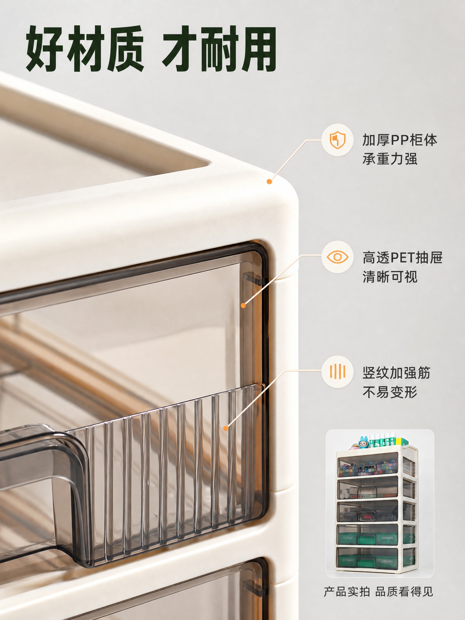 [商品] 使用【图4】收纳柜边角特写+【图1】整体图；保留加厚… - 图片创意预览