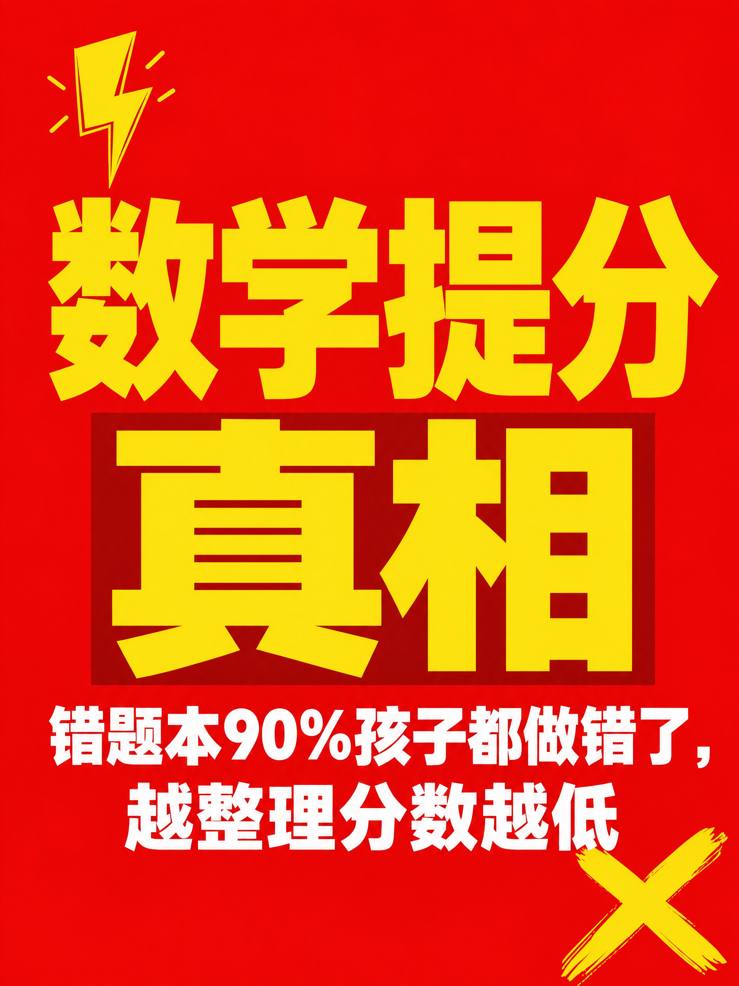 小红书笔记大字封面，纯大字，高饱和撞色警示风，版式精美，小红书… - 图片创意预览