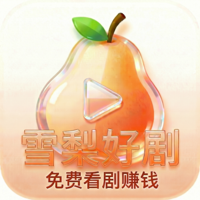 将梨子顶部的绿叶方向调整为朝向左，保持其他所有元素、文字内容和位置不变，整体风格不变预览效果