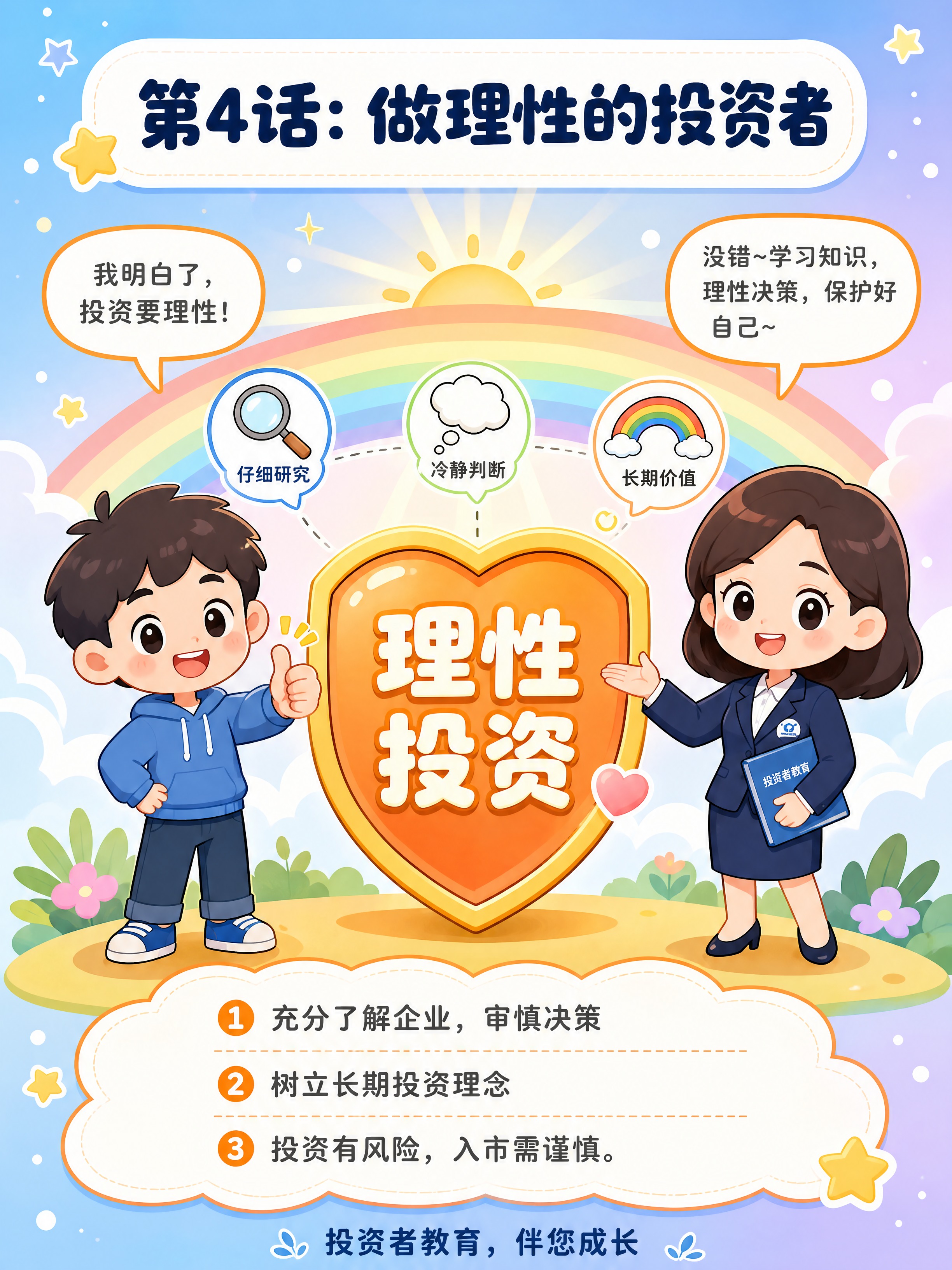 [商品] 无实物商品，北交所投资者教育主题漫画。 [画面] 第… - 图片创意预览