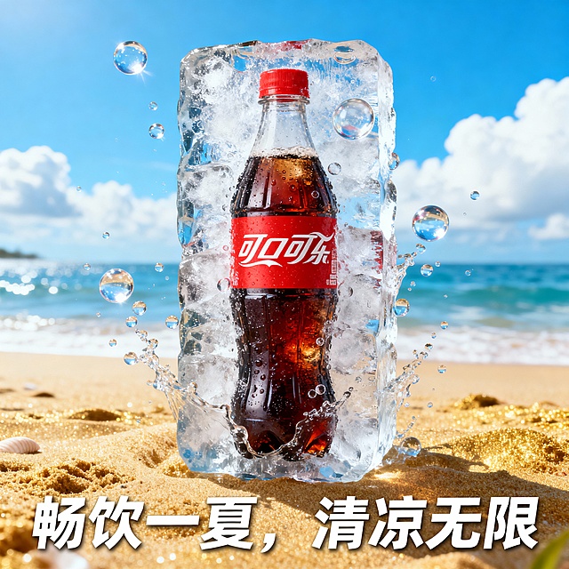 可乐宣传海报