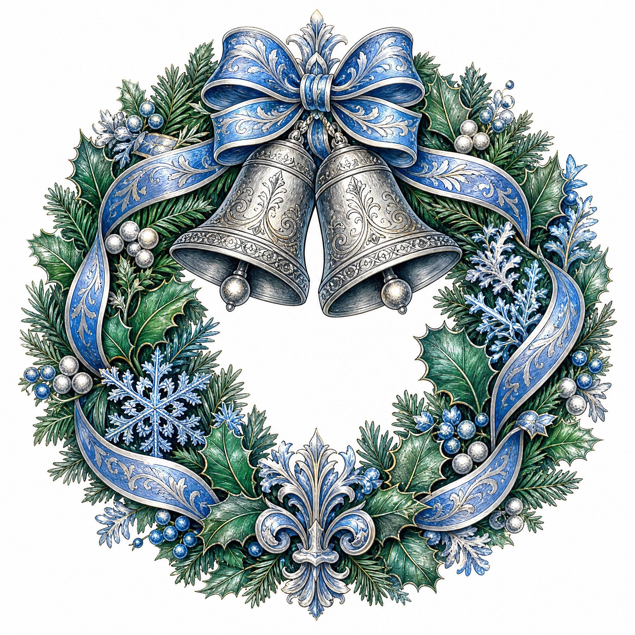 Christmas sticker, medieval ill… - 图片创意预览